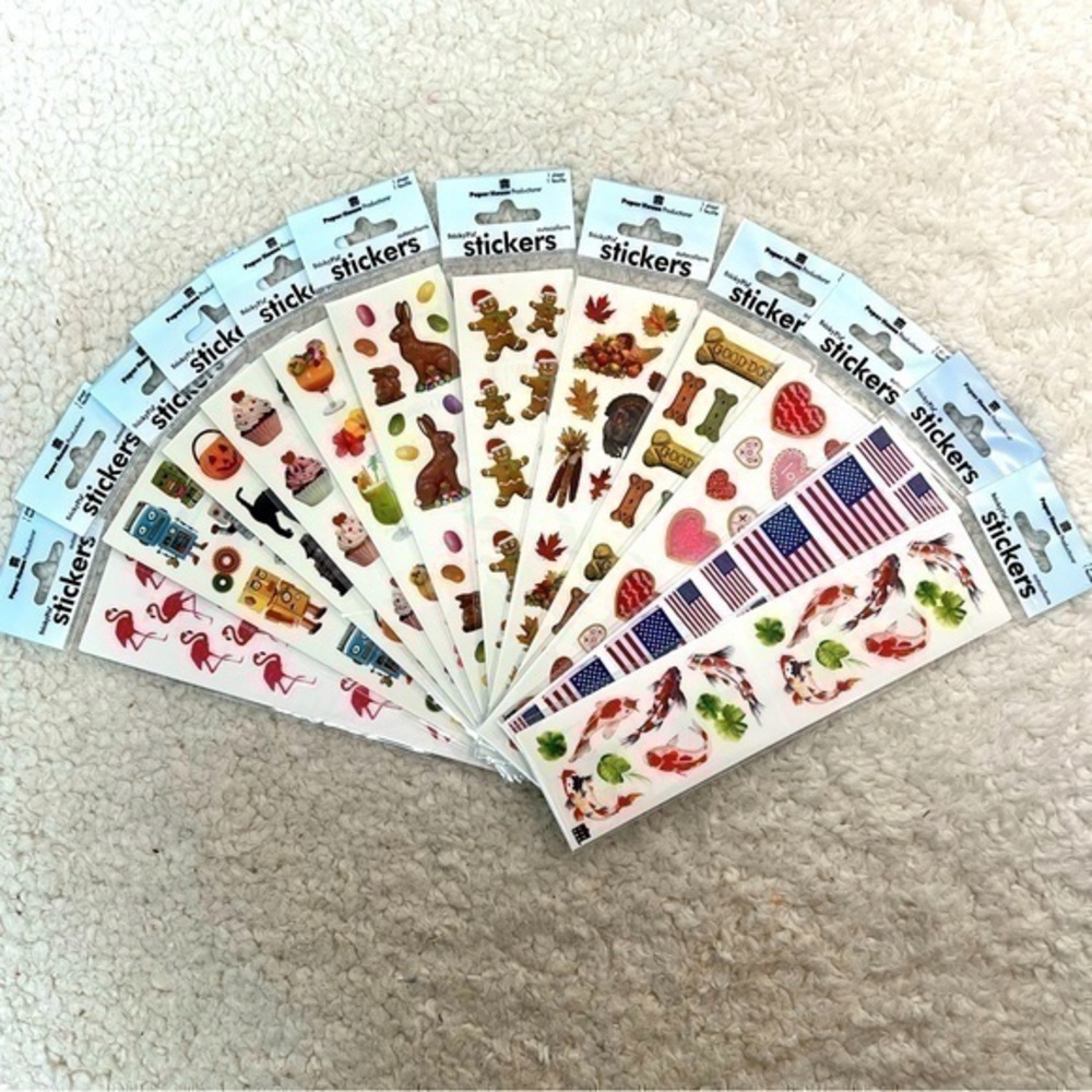 Paper House “StickyPix” Sticker Bundle of 12 Assorted Packages